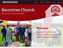 Tablet Screenshot of becontreechurch.com